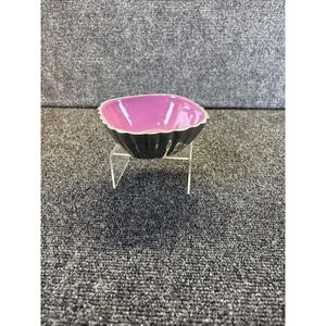 Towle Silver Fluted Violet Purple Bowl Candy‎ Dish~2"H x 5"W